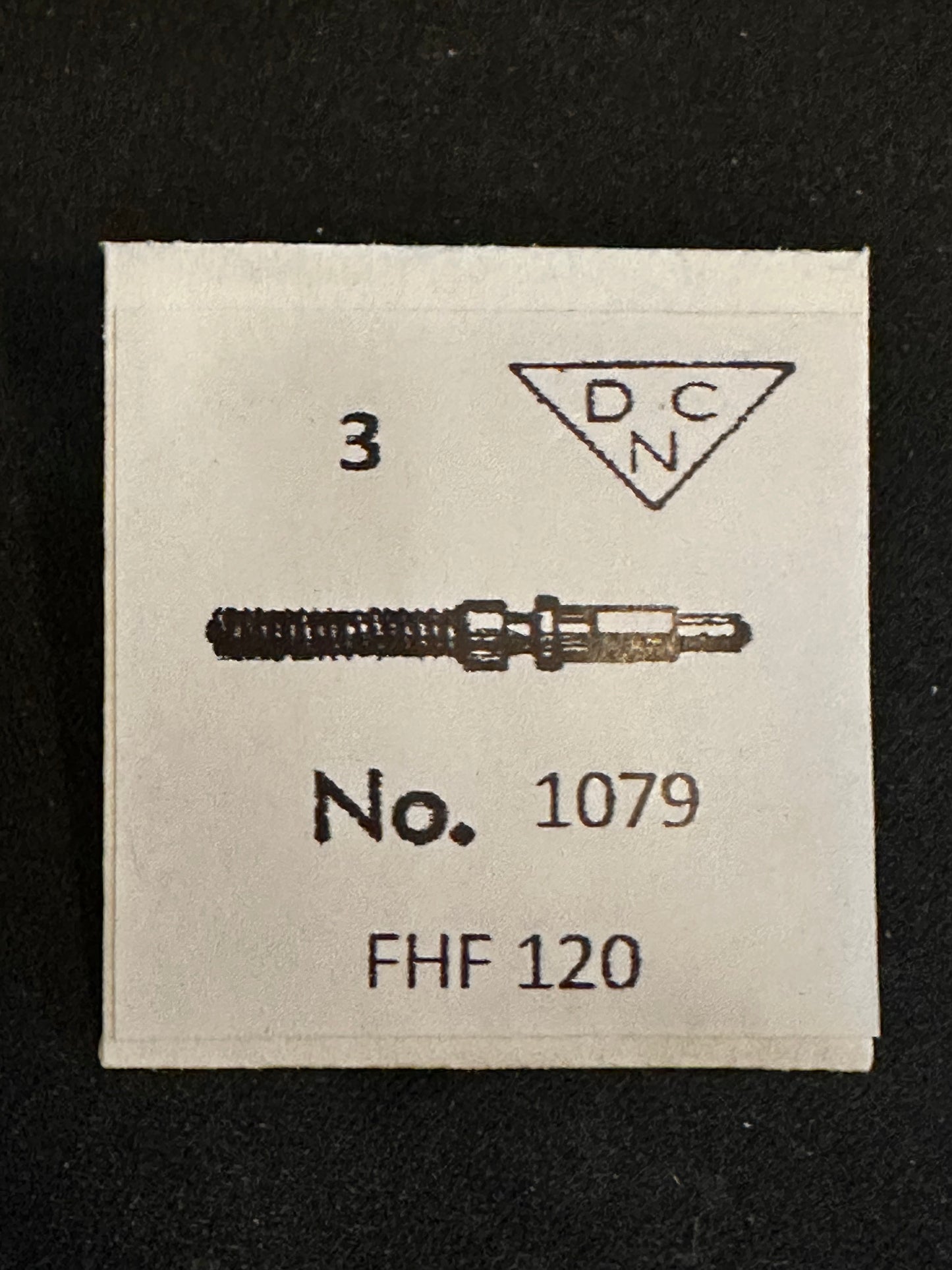 DCN Winding Stems (3) #1079 for Font caliber 120, 123 Movements
