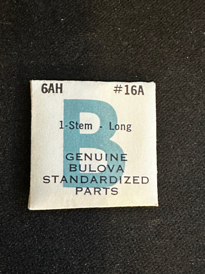Bulova Factory LONG stem for caliber 6AH - new in envelope