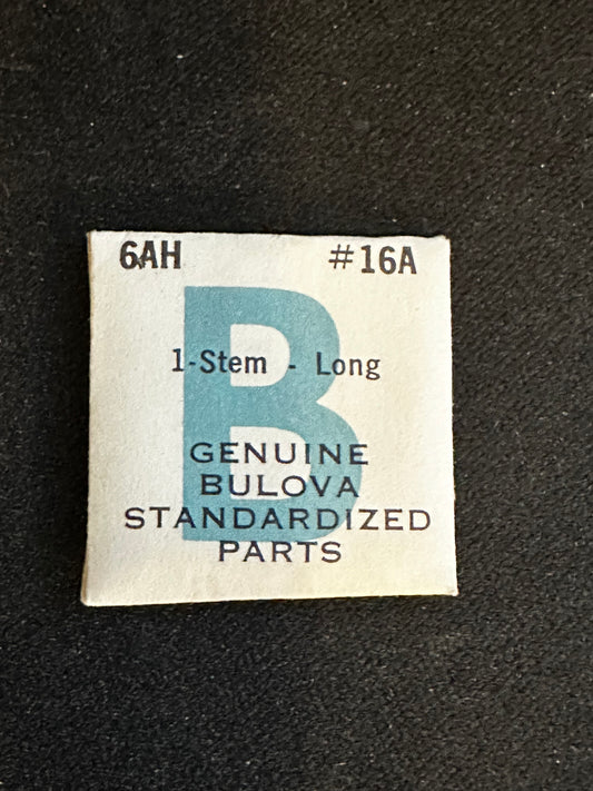 Bulova Factory LONG stem for caliber 6AH - new in envelope