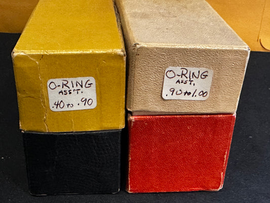2 boxes of Borel and Quickfit gaskets / o-rings for waterproof watches