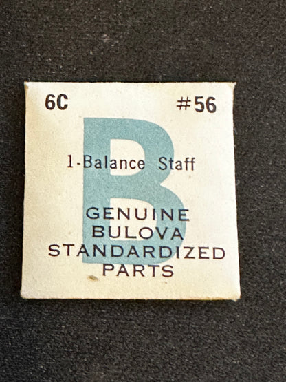Bulova factory Balance Staff for caliber 6C - New