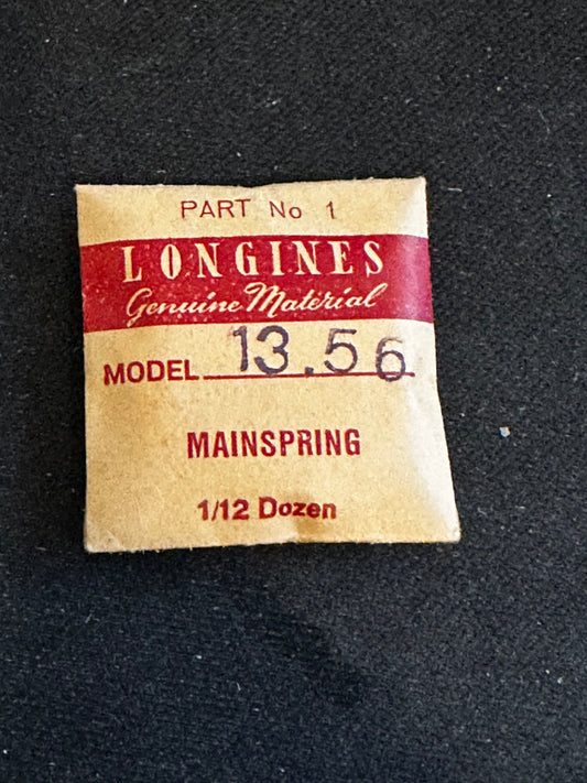 Longines Factory Mainspring for 13L caliber 13/56 - Steel