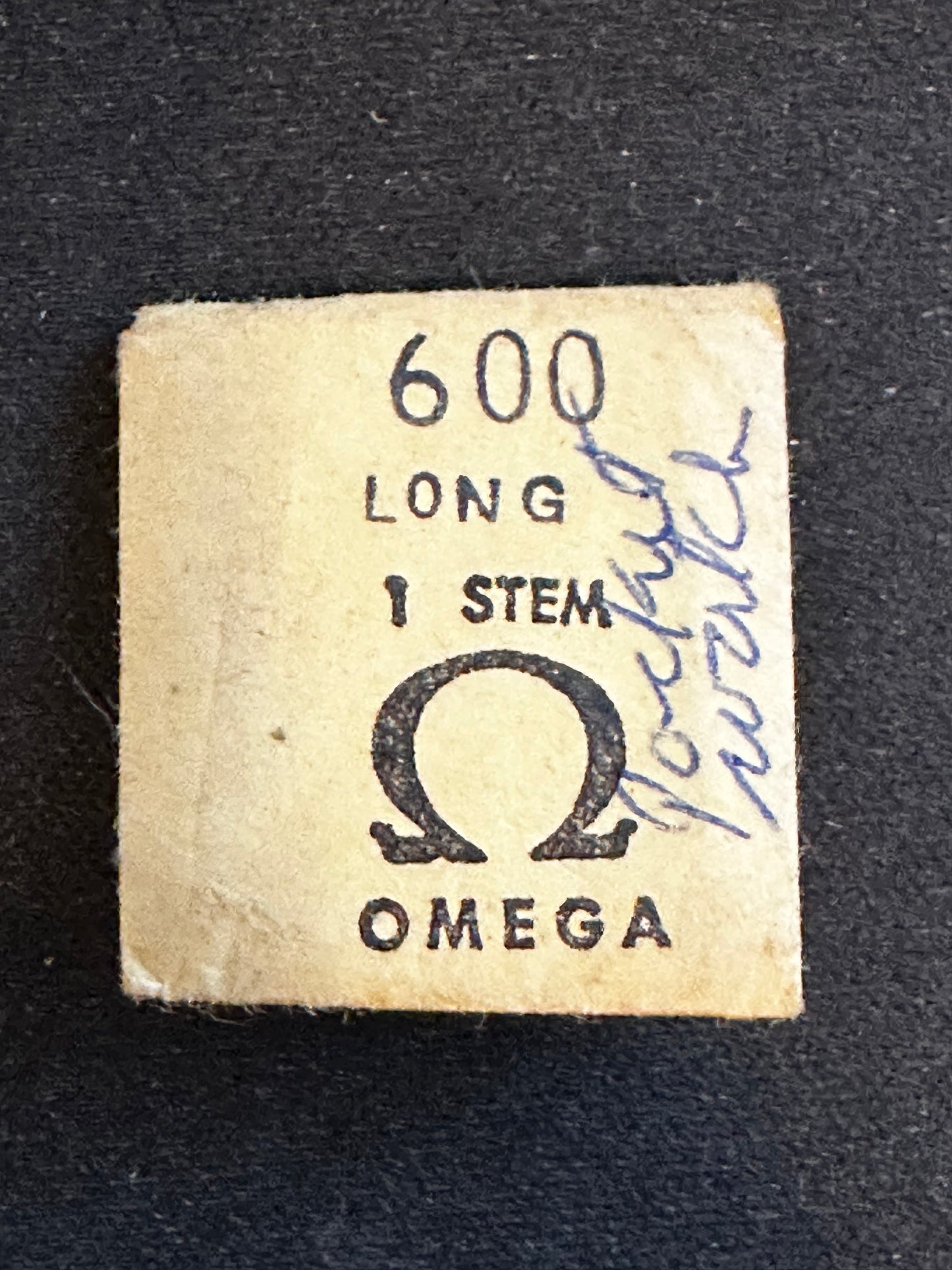 Omega Factory Stem for caliber 600 - new in envelope