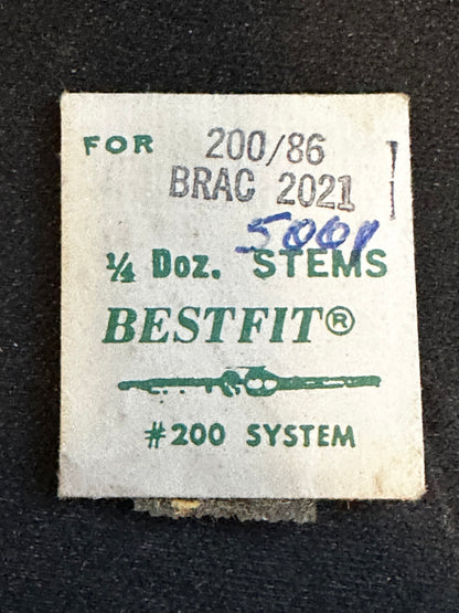 BESTFIT stems (3) for Brac caliber 2021 - new in envelope