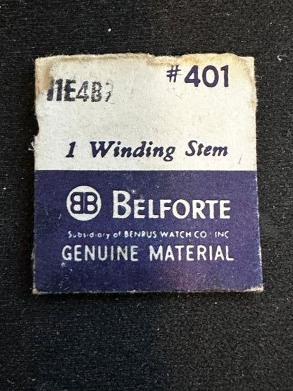 Belforte / Benrus Factory stem for caliber 11E4B7 movement - new in envelope