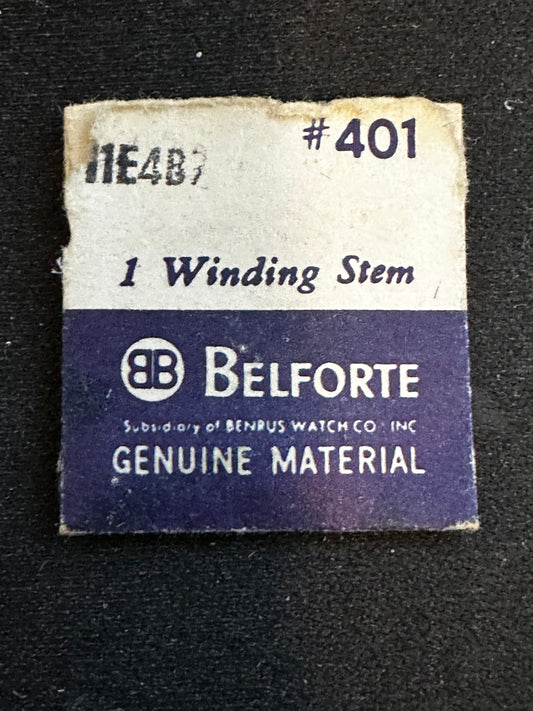 Belforte / Benrus Factory stem for caliber 11E4B7 movement - new in envelope