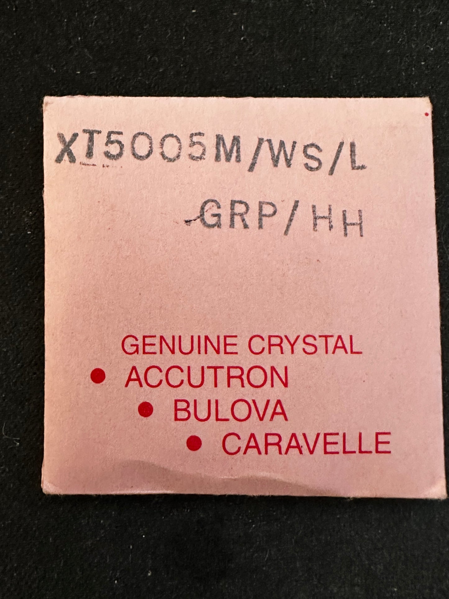 Bulova Factory Flat Wrist Watch Crystal 28.5mm XT5005M/WS/L - New