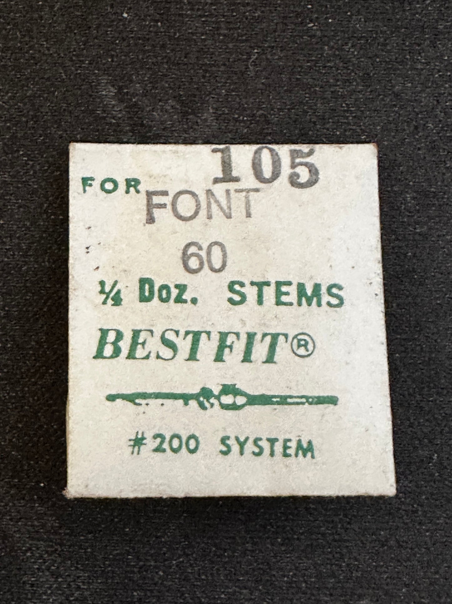 BESTFIT stem for Font caliber 60