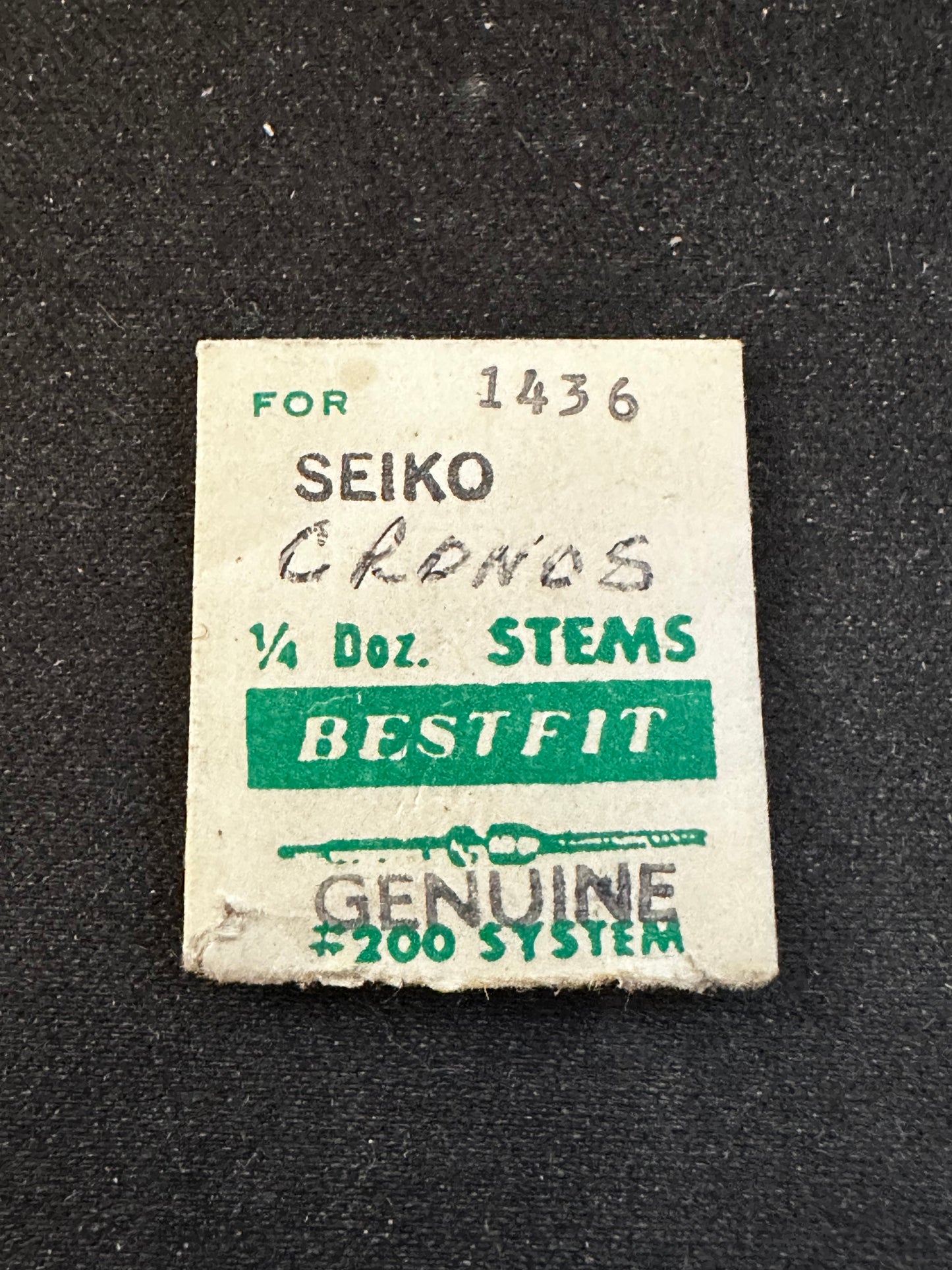 Lot of 2 BESTFIT Stems for Seiko Cronos - new in envelope