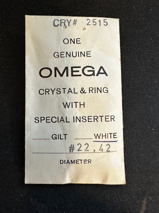 Omega Factory Crystal CRY 2515 Cyclops 22.42mm - New