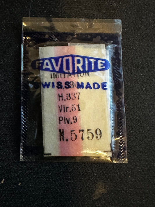 Favorite Balance Staffs (3) for Bulova caliber 10AE, 10AH - New