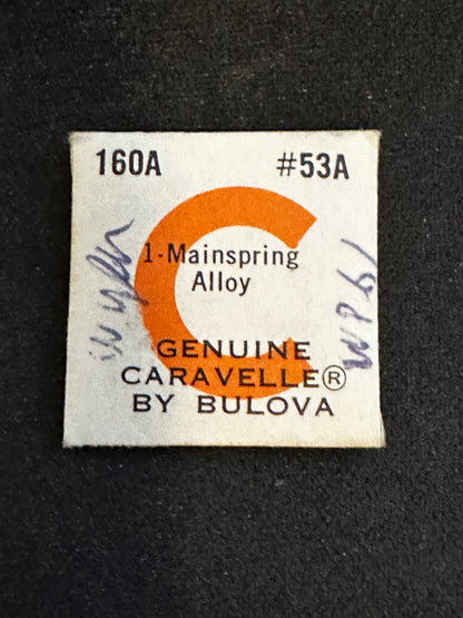 Bulova Factory Mainspring for Caravelle caliber 16OA Pocket Watch - Alloy