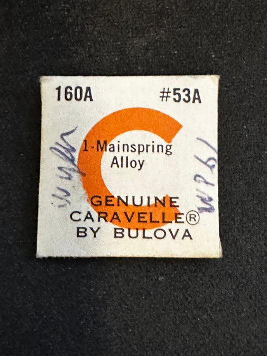 Bulova Factory Mainspring for Caravelle caliber 16OA Pocket Watch - Alloy