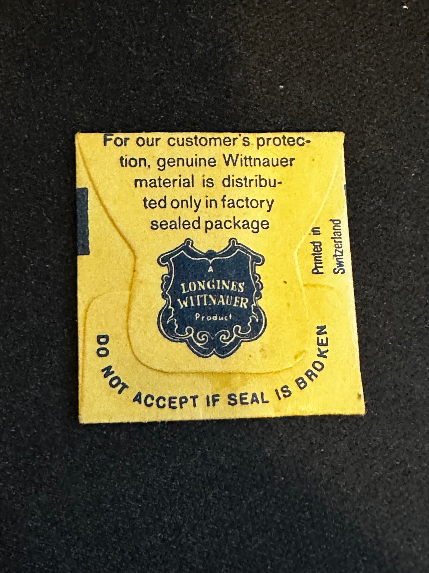 Wittnauer Factory stem for caliber 11K - new in envelope