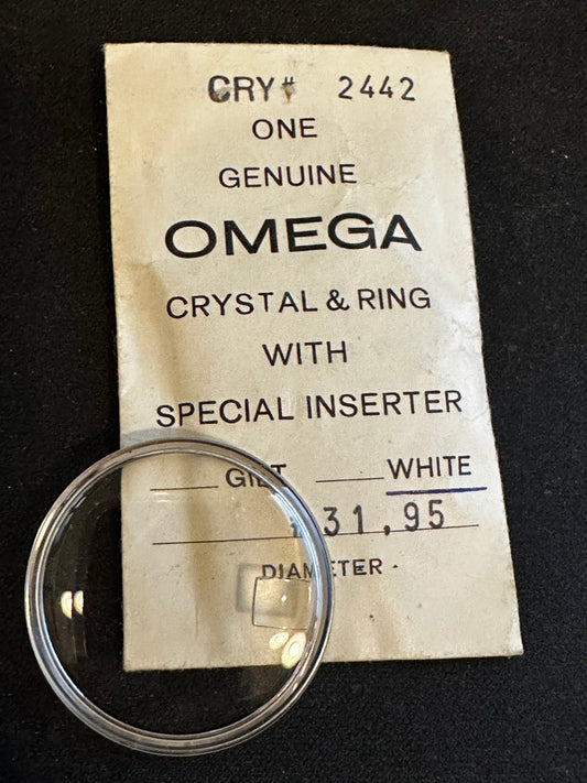 Omega Factory Crystal CRY 2442 Cyclops 31.95mm - New