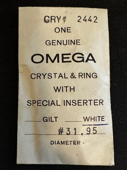 Omega Factory Crystal CRY 2442 Cyclops 31.95mm - New