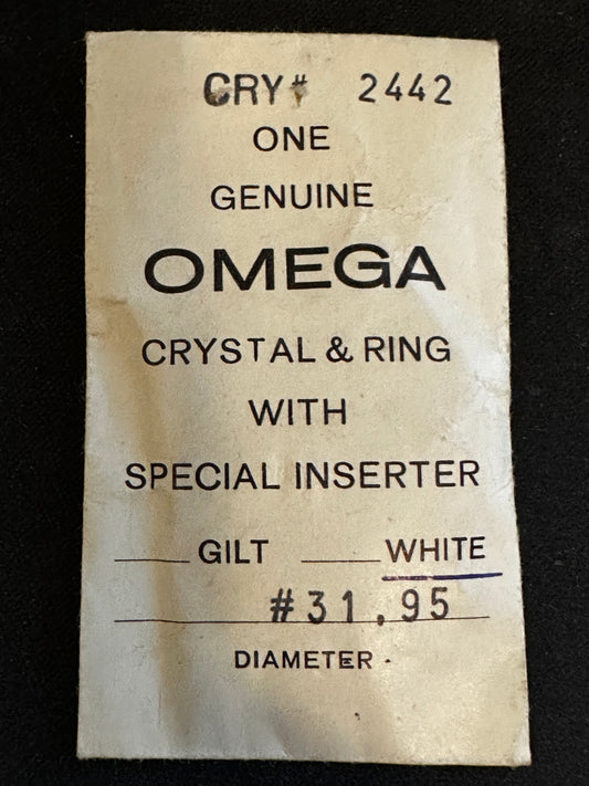Omega Factory Crystal CRY 2442 Cyclops 31.95mm - New