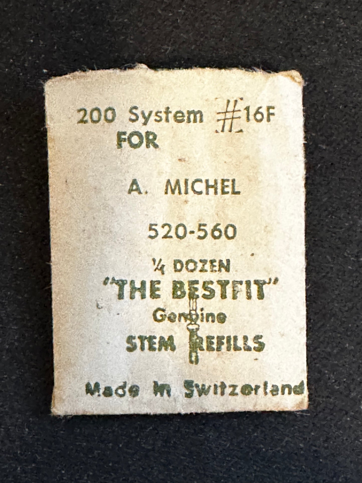 BESTFIT stem for A. Michel caliber 520, 560