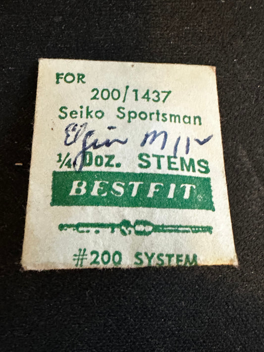 Lot of 2 BESTFIT Stems for Seiko Sportsman - new in envelope