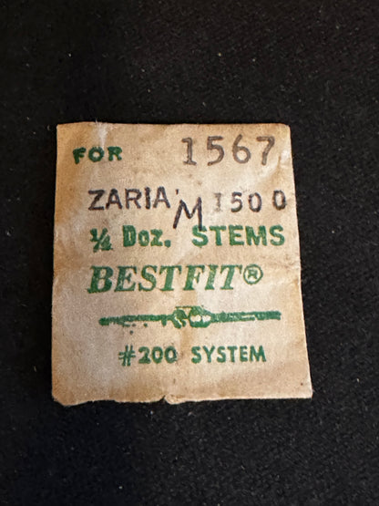 BESTFIT stems (4) for Zaria caliber 1509 - new in envelope