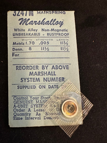 Marco Marshalloy Mainspring 3247M for AS 1298, GP 13, Venus 1221 - Alloy