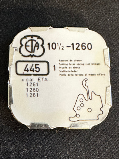 Set Bridge #445 for ETA caliber 1260, 10½ Ligne movements - new