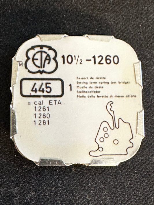 Set Bridge #445 for ETA caliber 1260, 10½ Ligne movements - new