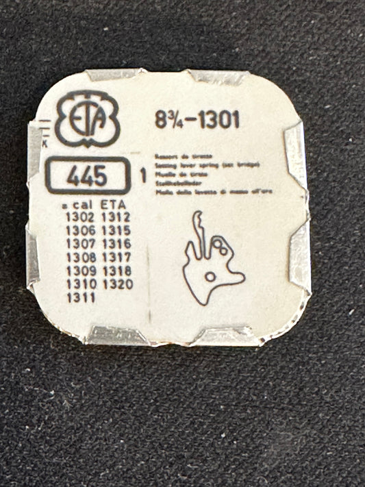 Set Bridge #445 for ETA caliber 1301, 8¾ Ligne movements - new