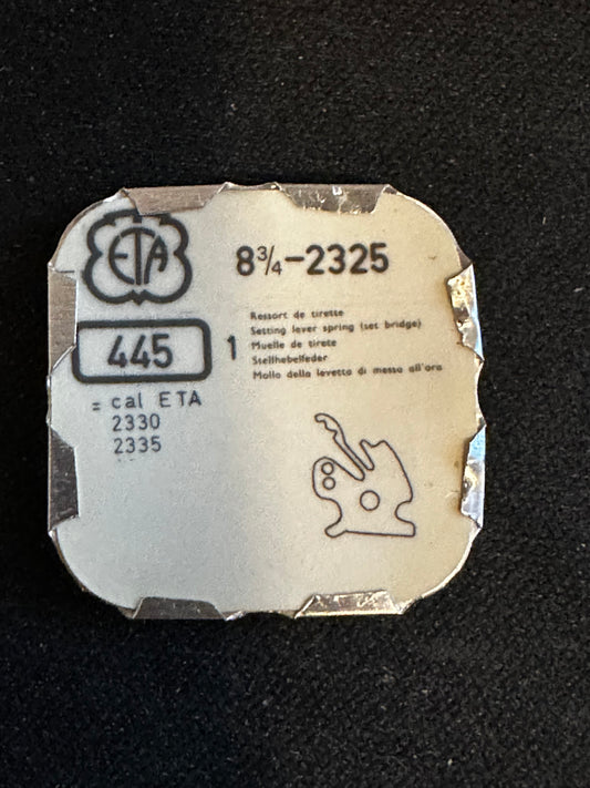 Set Bridge #445 for ETA caliber 2325, 8¾ Ligne movements - new
