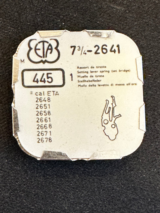 Set Bridge #445 for ETA caliber 2641, 7¾ Ligne movements - new