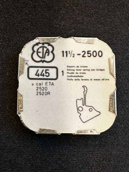 Set Bridge #445 for ETA caliber 2500, 11½ Ligne movements - new