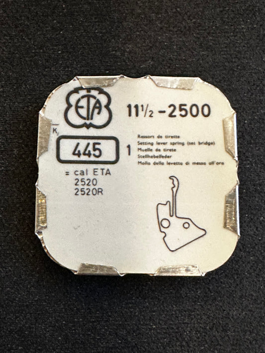Set Bridge #445 for ETA caliber 2500, 11½ Ligne movements - new