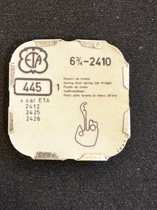 Set Bridge #445 for ETA caliber 2410, 6¾ Ligne movements - new