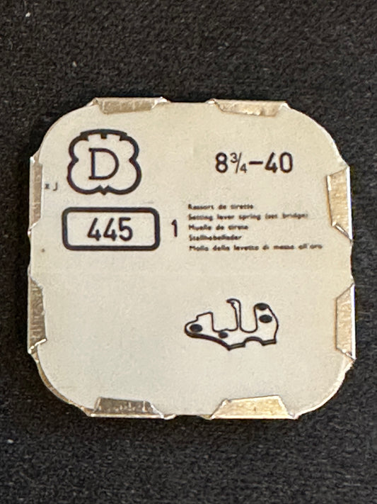 Set Bridge #445 for Derby caliber 40, 8¾ Ligne movements - new