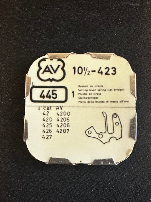 Set Bridge #445 for Aurore caliber 423, 10½ Ligne movements - new