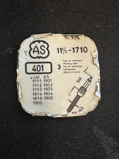 Ebauches SA - Set of 2 stems for AS caliber 1710 - new in packaging