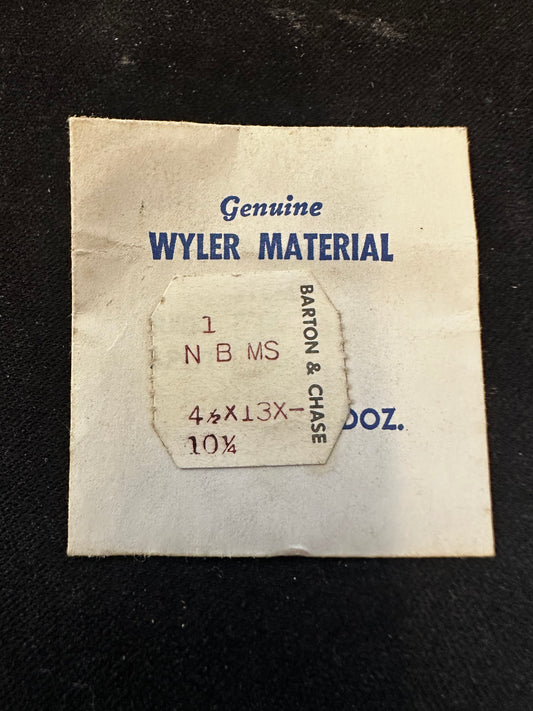N.B.MS Mainspring for Font 120, Wyler WC40, WC41 - Alloy