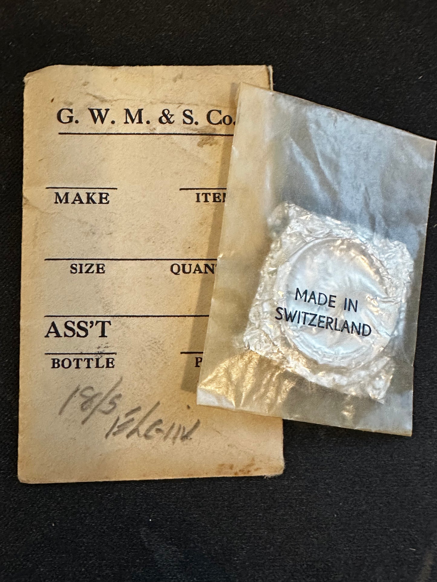 G.W.M.&S. Mainspring for Elgin 18s No. 812 - Steel