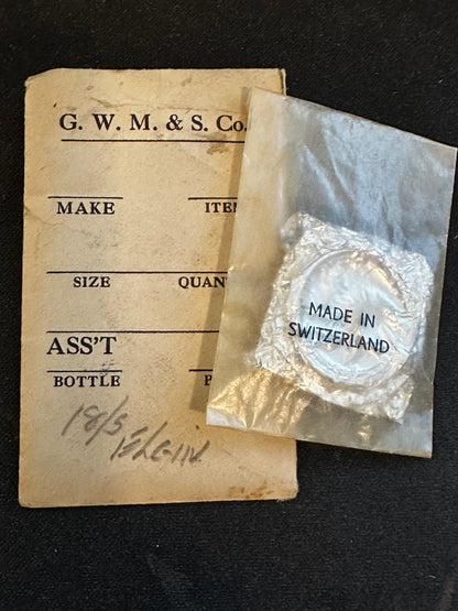 G.W.M.&S. Mainspring for Elgin 18s No. 812 - Steel