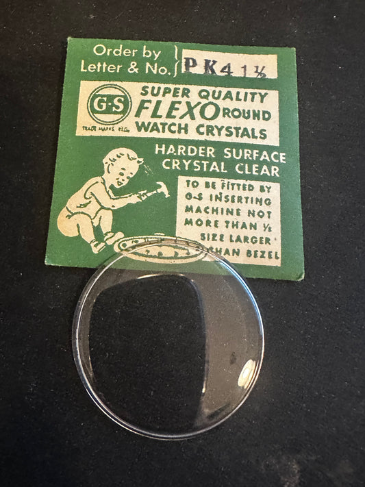 GS PK41½ Pocket Watch Crystal 39.0mm - New