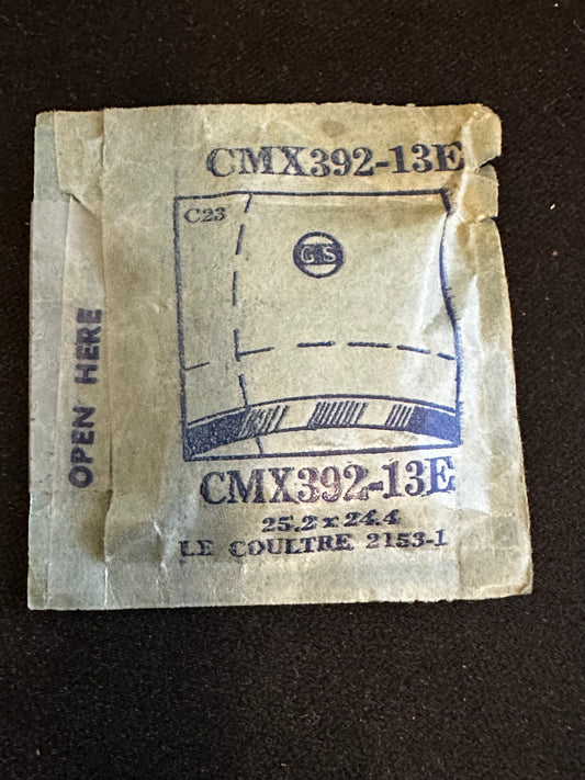 GS CMX392-13E Flexo Wrist Watch Crystal for LECOULTRE #2153-1 - 25.2 x 24.4 mm - New