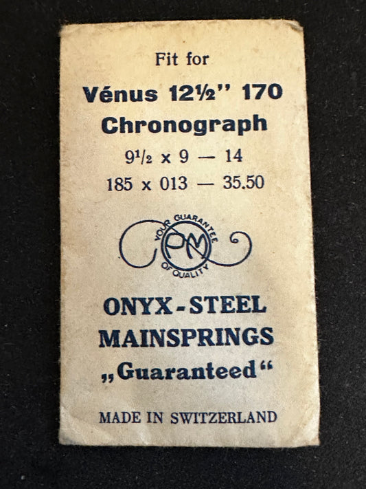 PM Mainspring for Venus caliber 170 Chronograph - Steel