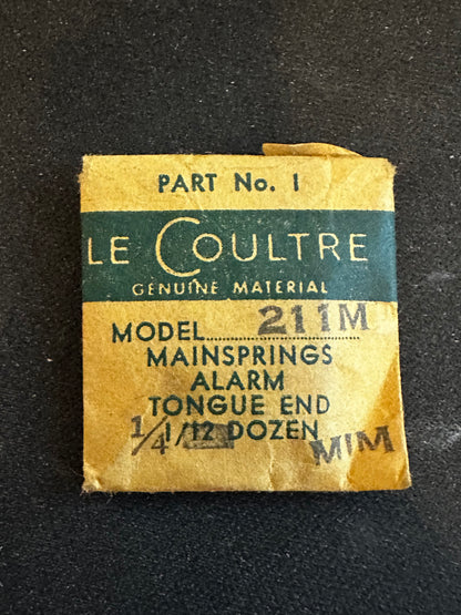 LeCoultre Factory ALARM Mainspring for caliber 211M - Steel