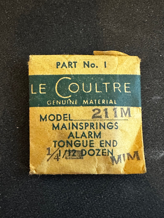 LeCoultre Factory ALARM Mainspring for caliber 211M - Steel