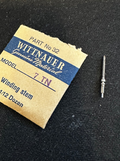 Wittnauer Factory stem for caliber 7TN - new in envelope