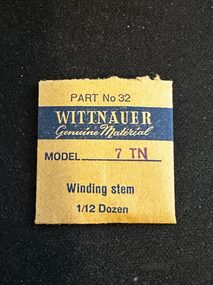 Wittnauer Factory stem for caliber 7TN - new in envelope