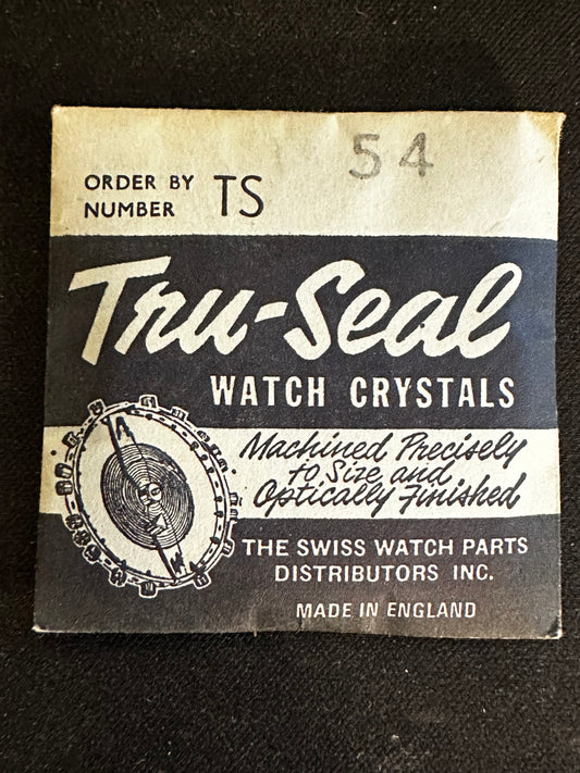 Tru-Seal TS 54 Round Pocket Watch Crystal 47.0mm - New