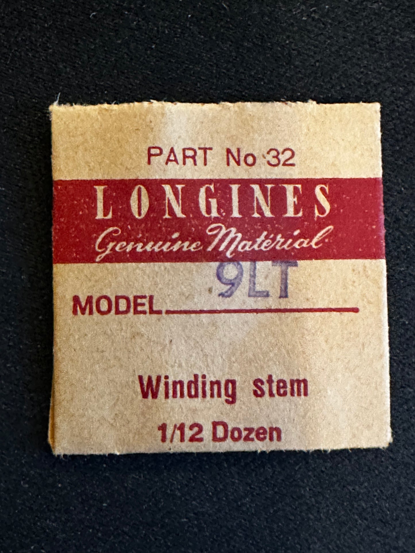 Longines Factory stem for caliber 9LT - new in package