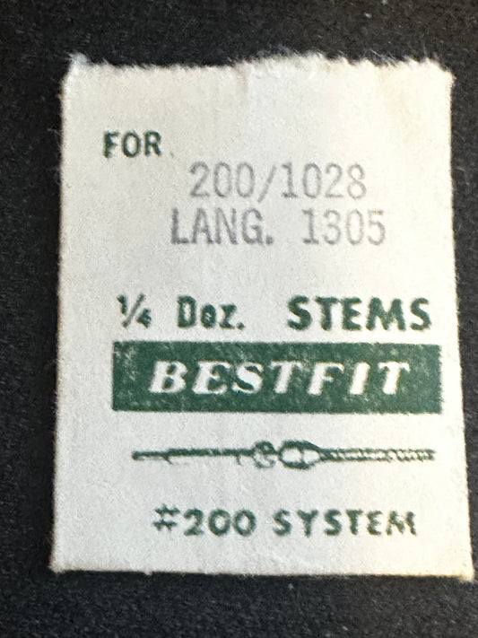 BESTFIT stems (2) for Langendorf caliber 1305 - new in envelope