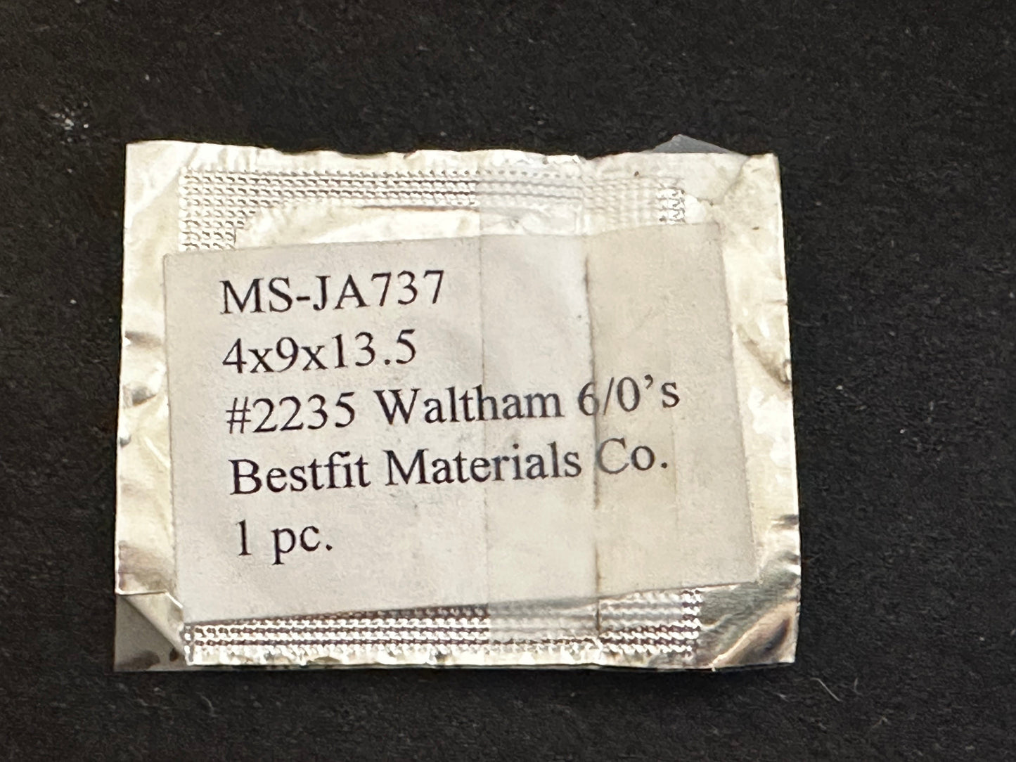 BESTFIT Mainspring JA737 for Waltham 6/0s Factory No. 2235 - Alloy